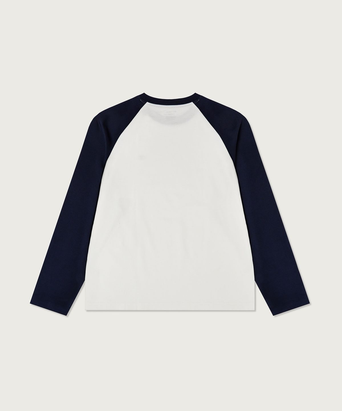 챔피온(CHAMPION) [2pack] 릴렉스핏 크루넥 래글런 롱슬리브 티셔츠 Black/Navy