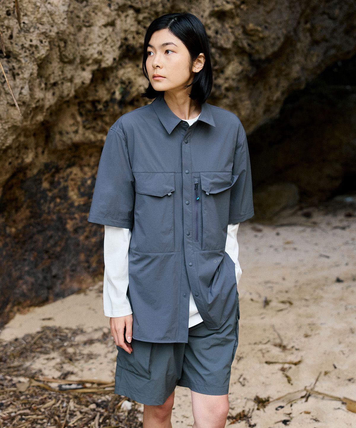 헬리녹스 웨어(HELINOX WEAR) 필드 카고 쇼츠_Dark Gray