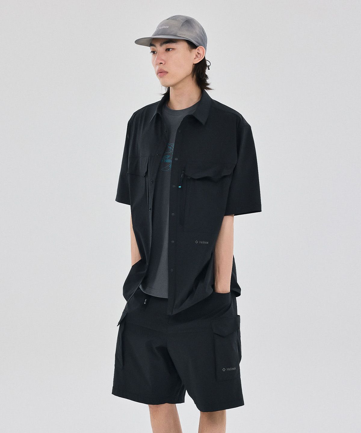 헬리녹스 웨어(HELINOX WEAR) 필드 카고 쇼츠_Black