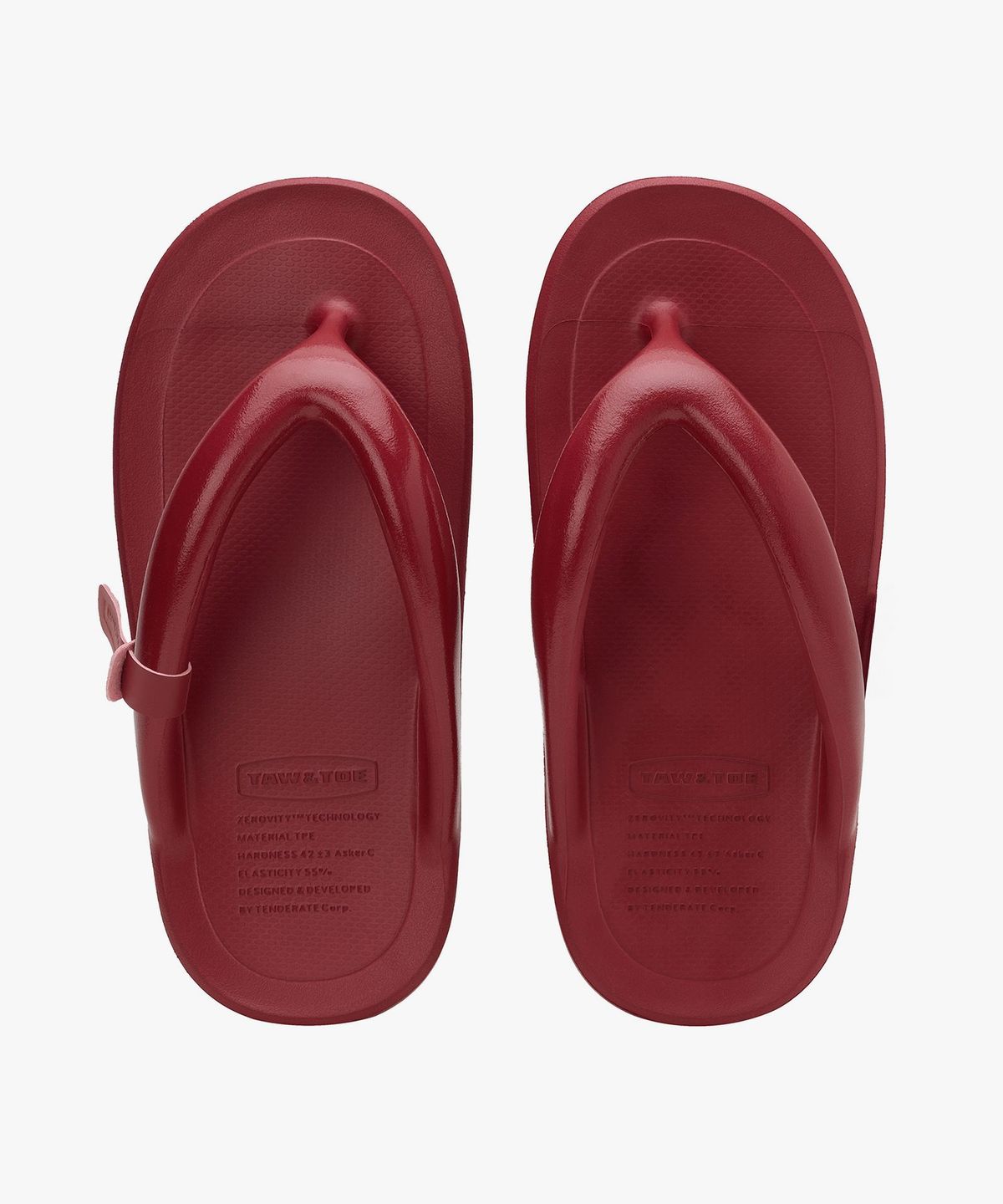 토앤토(TAW&TOE) Zerovity FLAT 글로시 레드