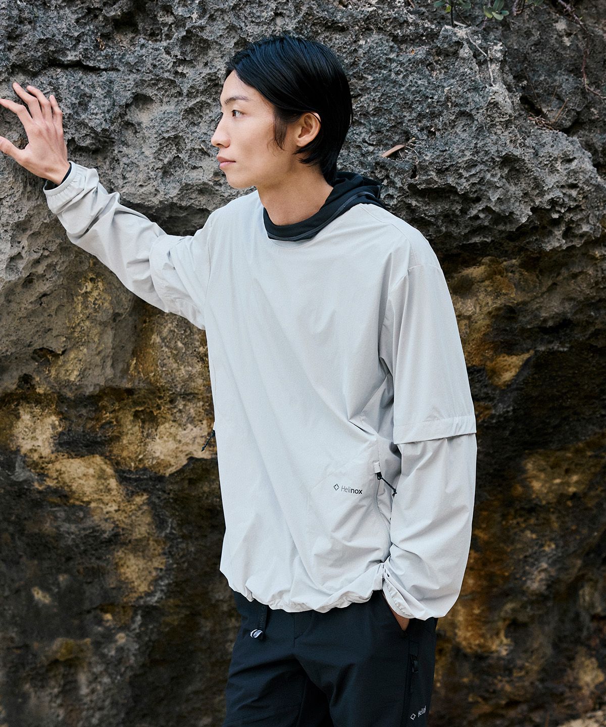 헬리녹스 웨어(HELINOX WEAR) 모듈러 티셔츠_Light Gray