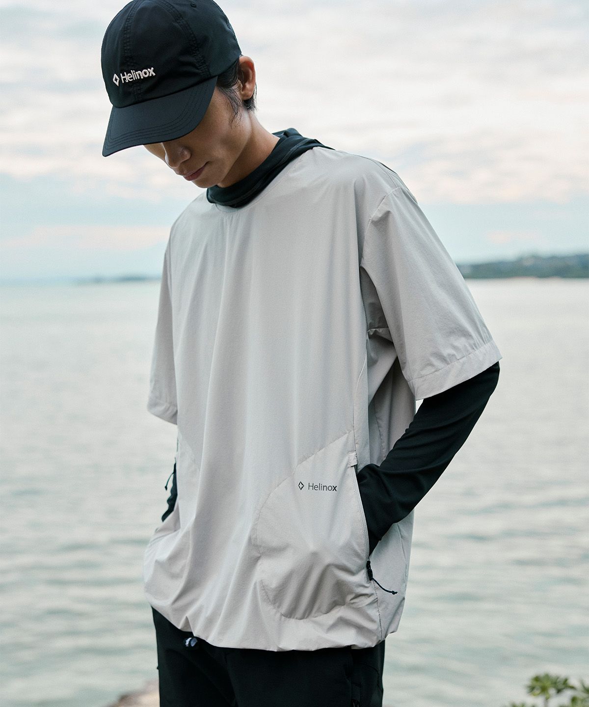 헬리녹스 웨어(HELINOX WEAR) 모듈러 티셔츠_Light Gray
