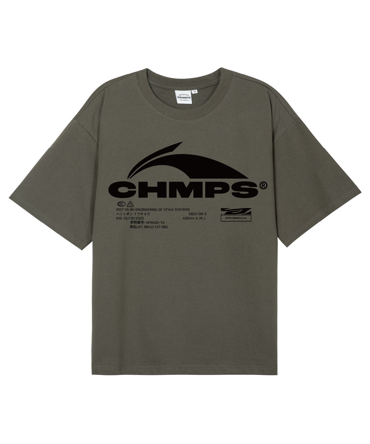 본챔스(BORN CHAMPS) [4 COLORS] CHMPS EVOLVE 오버핏 반팔티셔츠 B26ST02