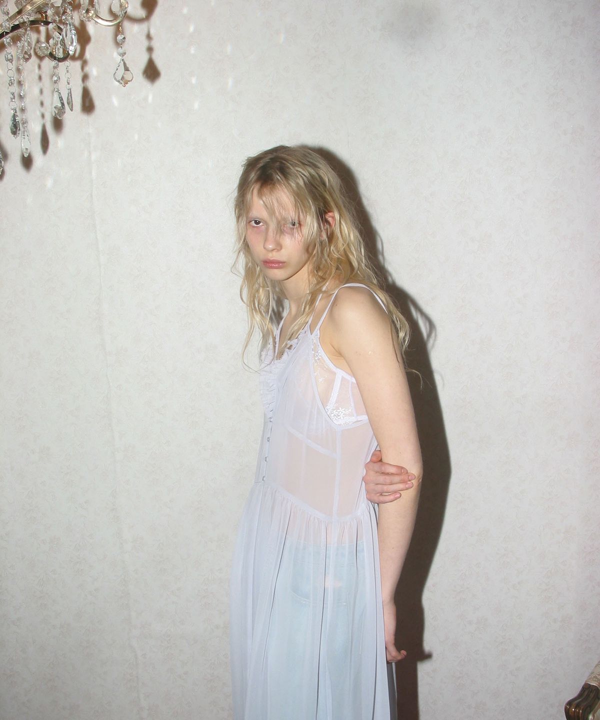 엘씨디씨티엠(LCDC™) MESH FRILL DRESS (LAVENDER)