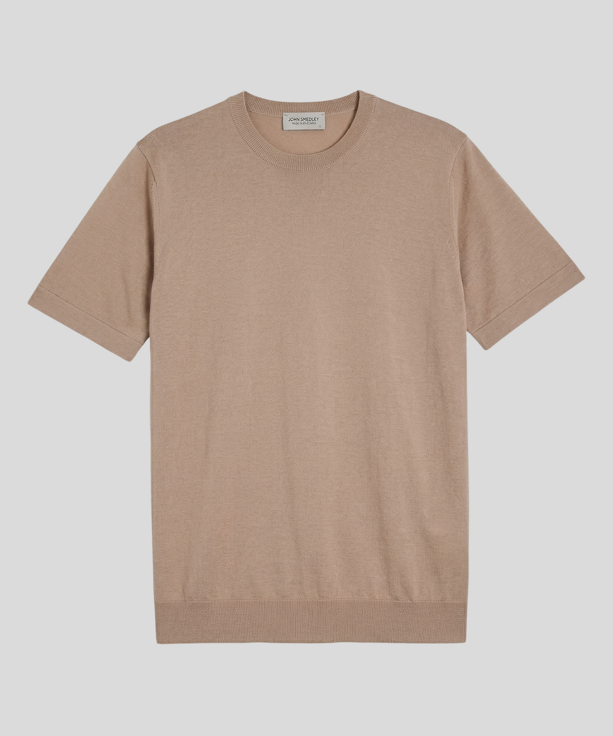 존 스메들리(JOHN SMEDLEY) LORCA Sea Island Cotton Round T-Shirt Heritage Three 12 Colors