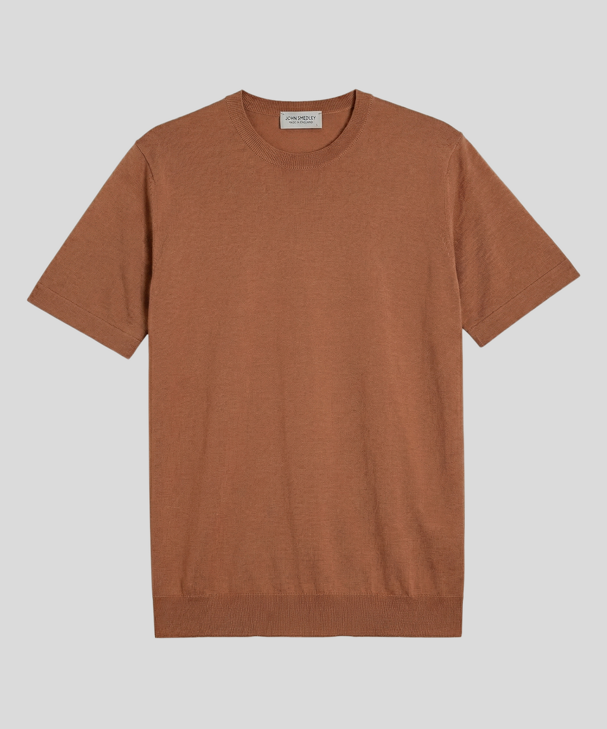 존 스메들리(JOHN SMEDLEY) LORCA Sea Island Cotton Round T-Shirt Heritage Three 12 Colors
