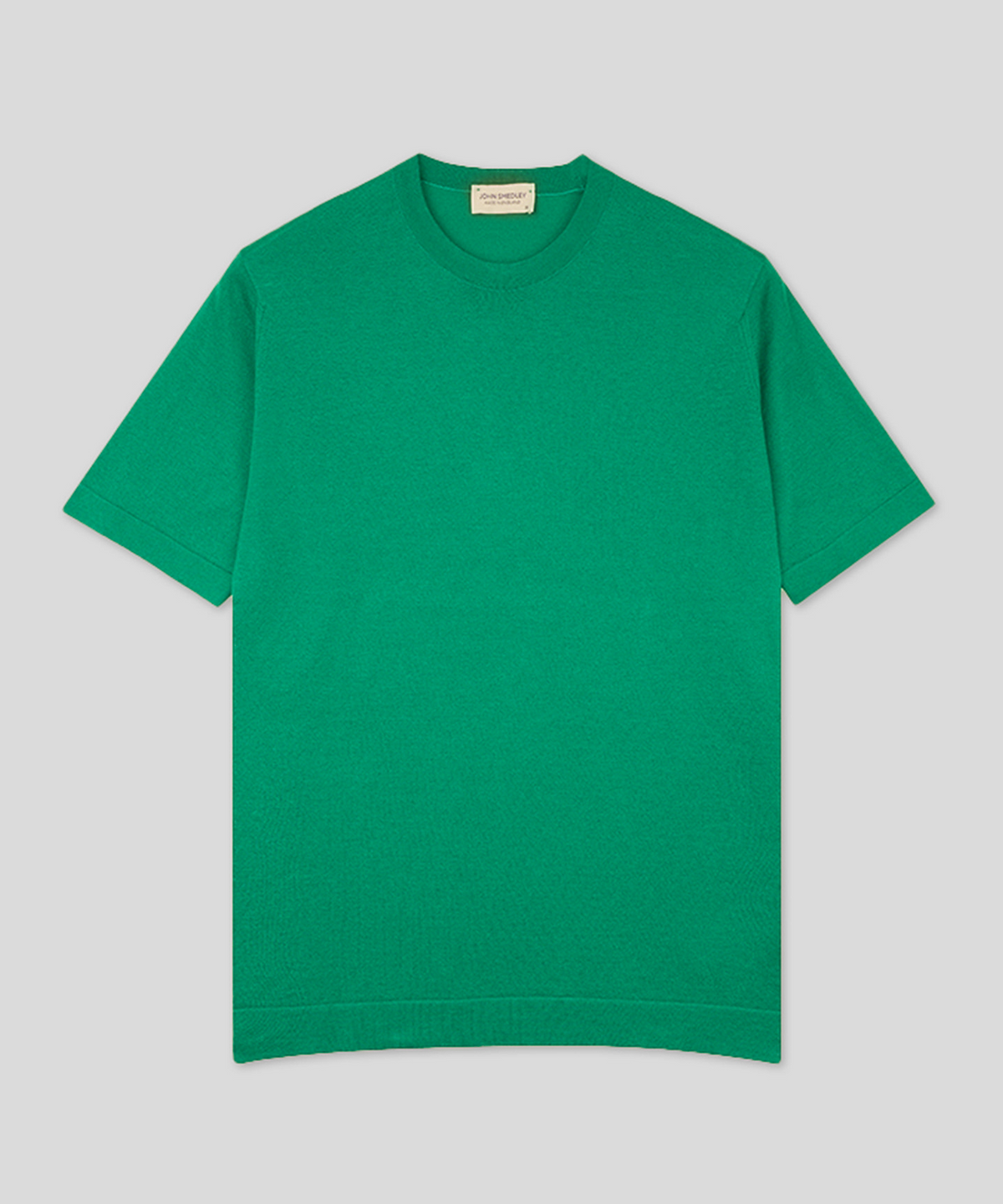 존 스메들리(JOHN SMEDLEY) LORCA Sea Island Cotton Round T-Shirt Heritage Three 12 Colors