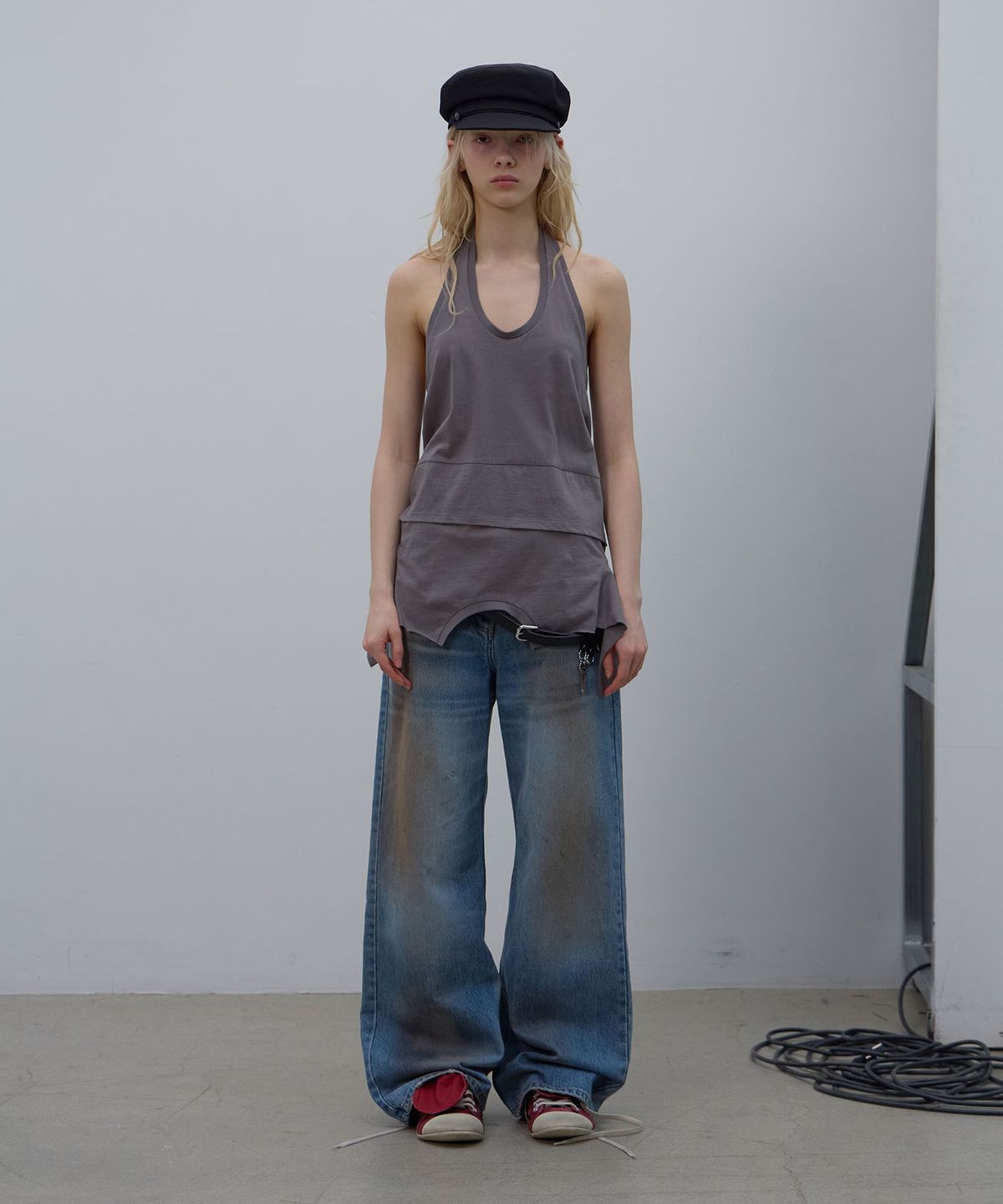 엘씨디씨티엠(LCDC™) SMOKY BRUSHED BLUE DENIM (BLUE)