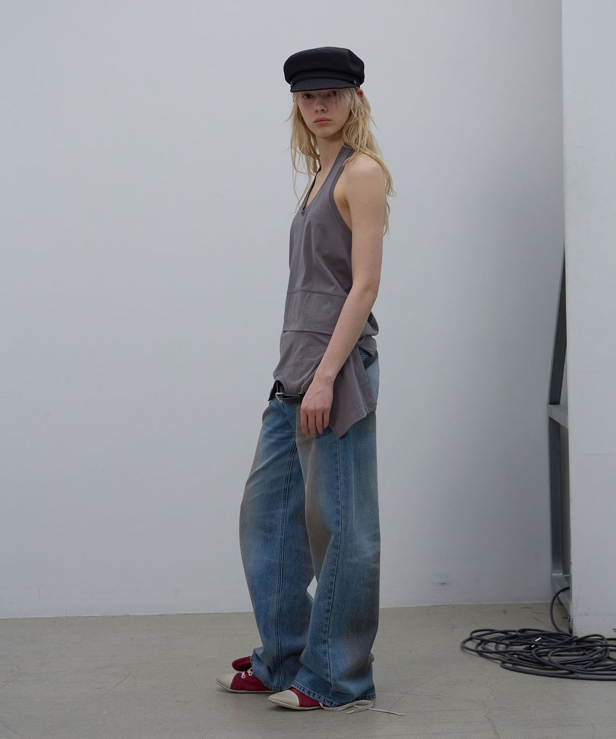 엘씨디씨티엠(LCDC™) SMOKY BRUSHED BLUE DENIM (BLUE)