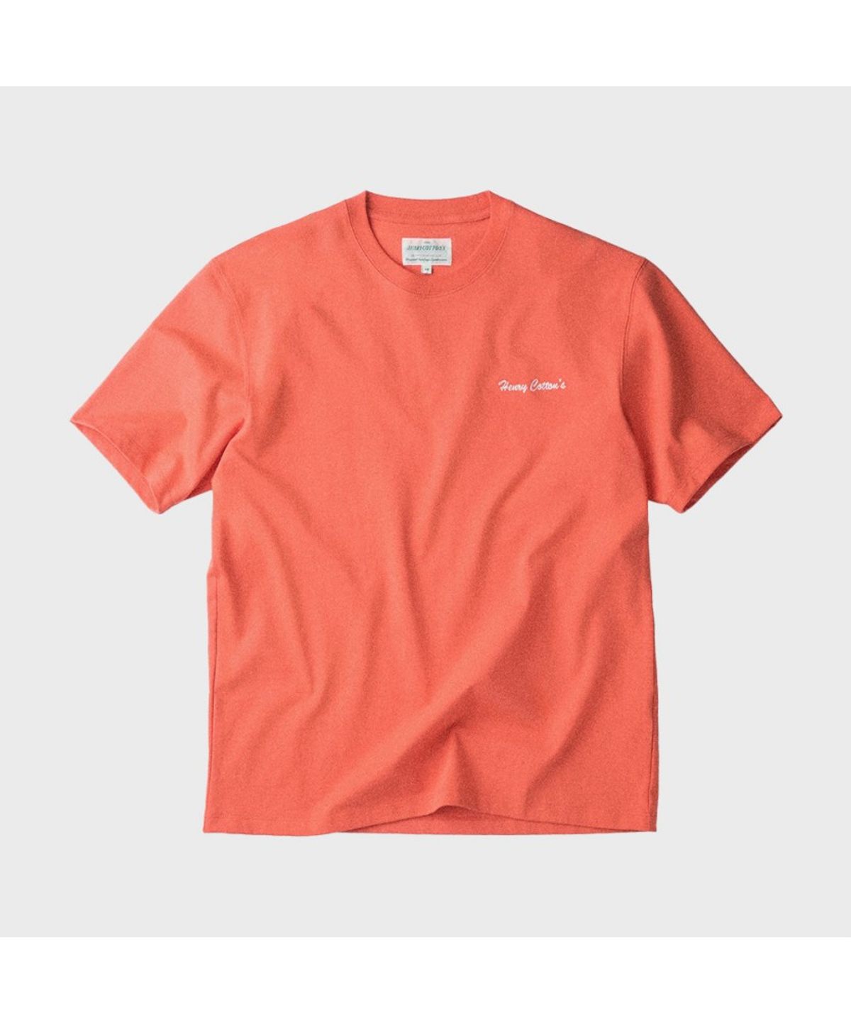 헨리코튼(HENRY COTTONS) [British Sporting Club] Applique Short-Sleeve T-Shirts ABTAM26741REX