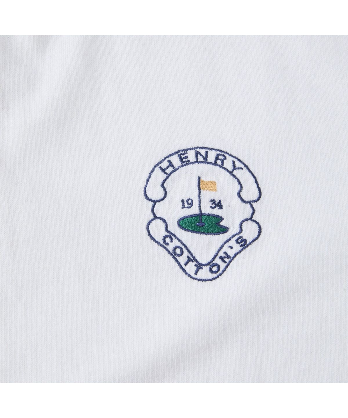 헨리코튼(HENRY COTTONS) [British Sporting Club] Short-Sleeves Polo Shirt ABTAM26701WHX