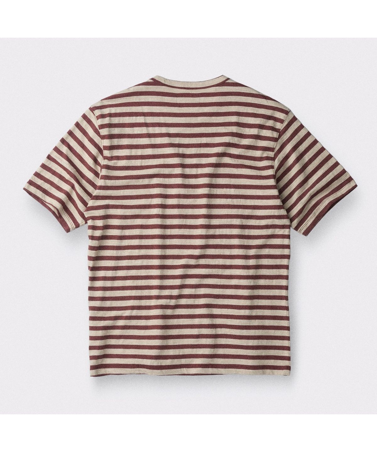 헨리코튼(HENRY COTTONS) [British Sporting Club] Stripe Slub Short-Sleeves T-Shirt ABTAM26711BRX