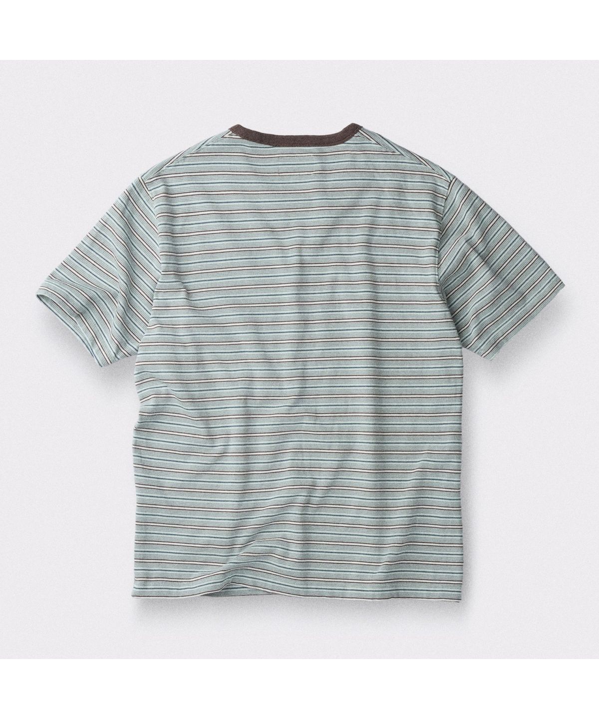 헨리코튼(HENRY COTTONS) [British Sporting Club] Multi Stripe Short-Sleeves T-Shirt ABTAM26791MIX