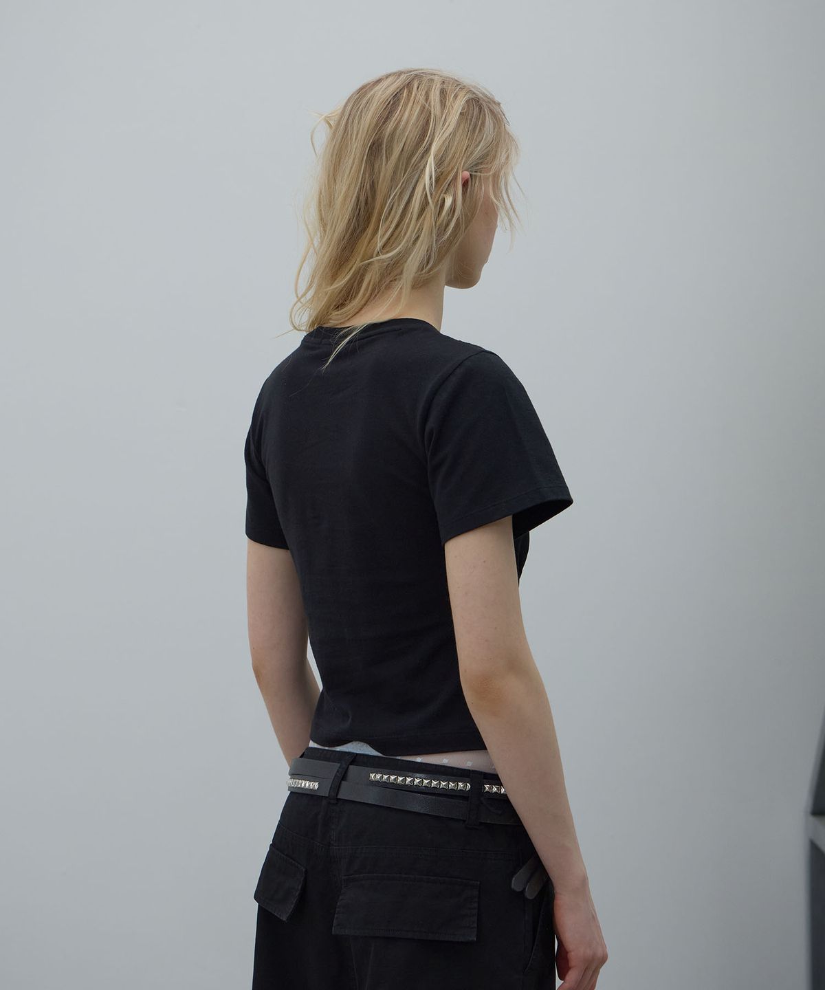 엘씨디씨티엠(LCDC™) LACE BUSTIER LAYERED TOP (BLACK)