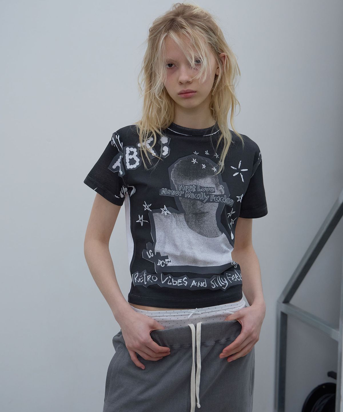 엘씨디씨티엠(LCDC™) PRINTED T-SHIRT (BLACK)