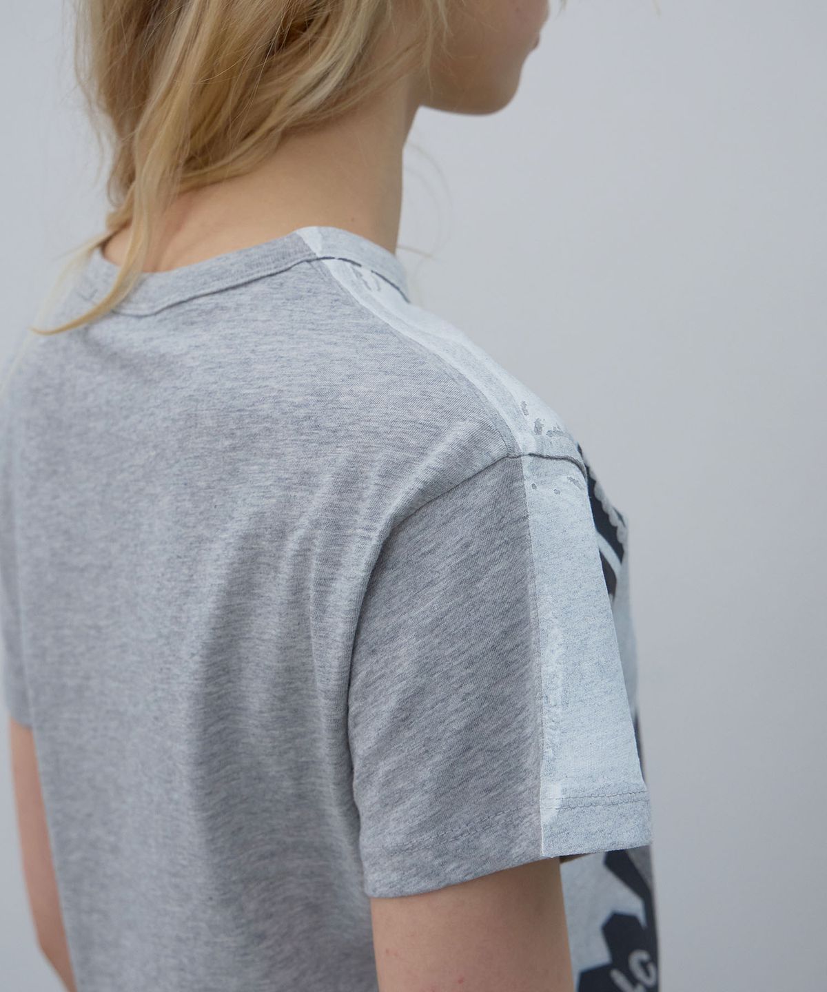엘씨디씨티엠(LCDC™) PRINTED T-SHIRT (MELANGE GREY)