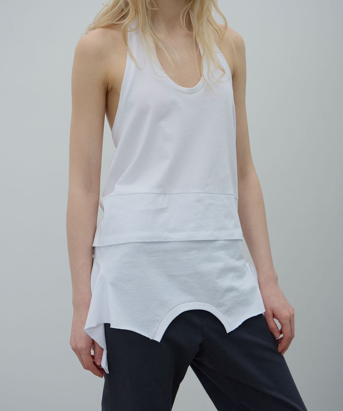 엘씨디씨티엠(LCDC™) SUMMER HALTER TOP (WHITE)