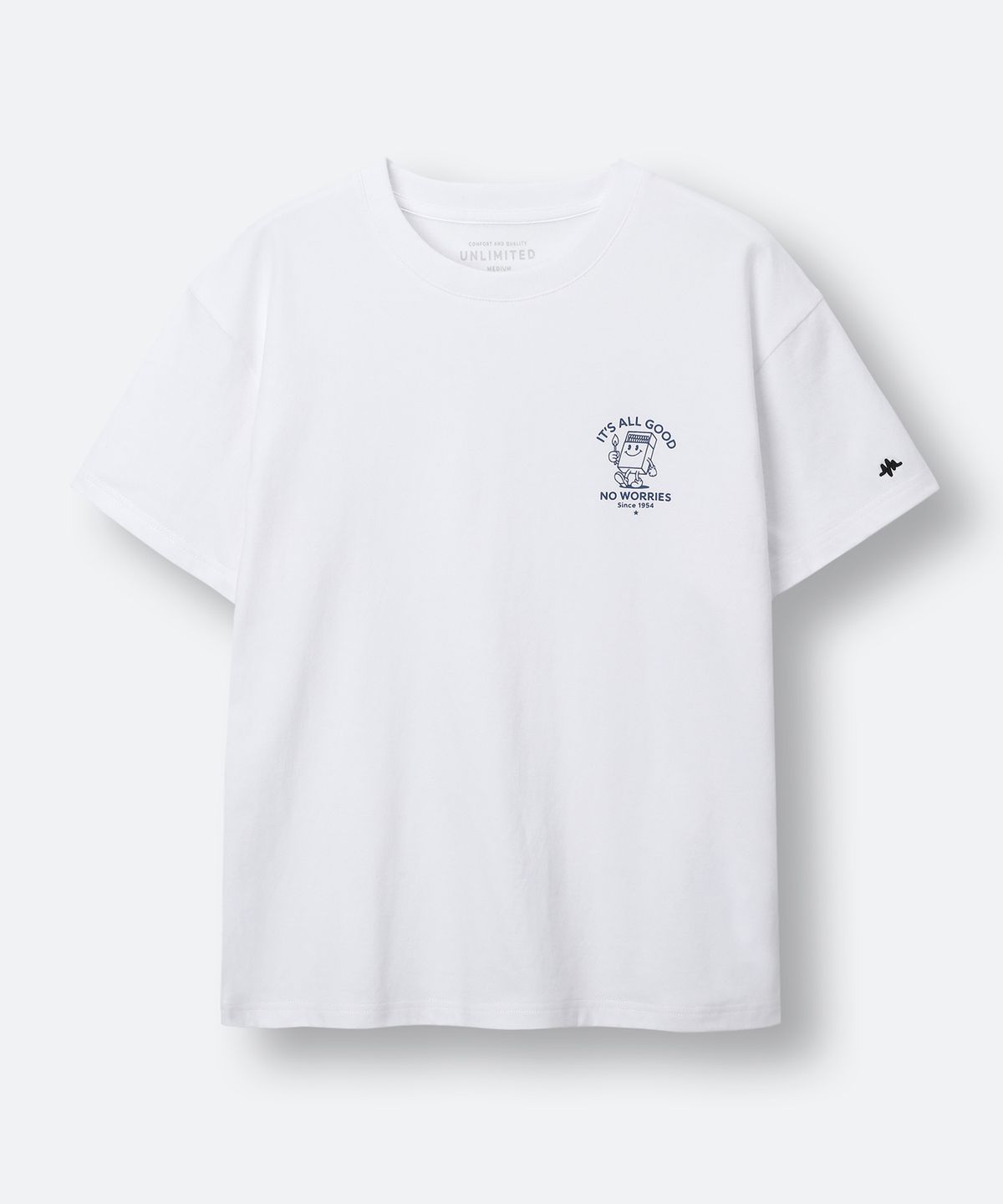 언리미트(UNLIMIT) NO WORRIES TEE (U26BTTS614)