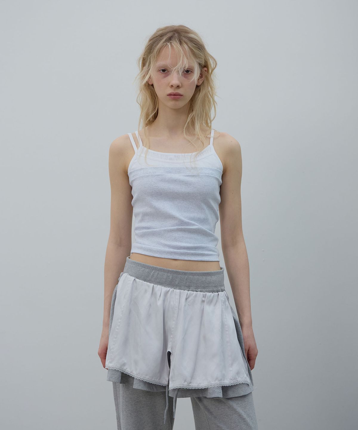 엘씨디씨티엠(LCDC™) TRIPLE LAYERED TOP (LIGHT GREY)