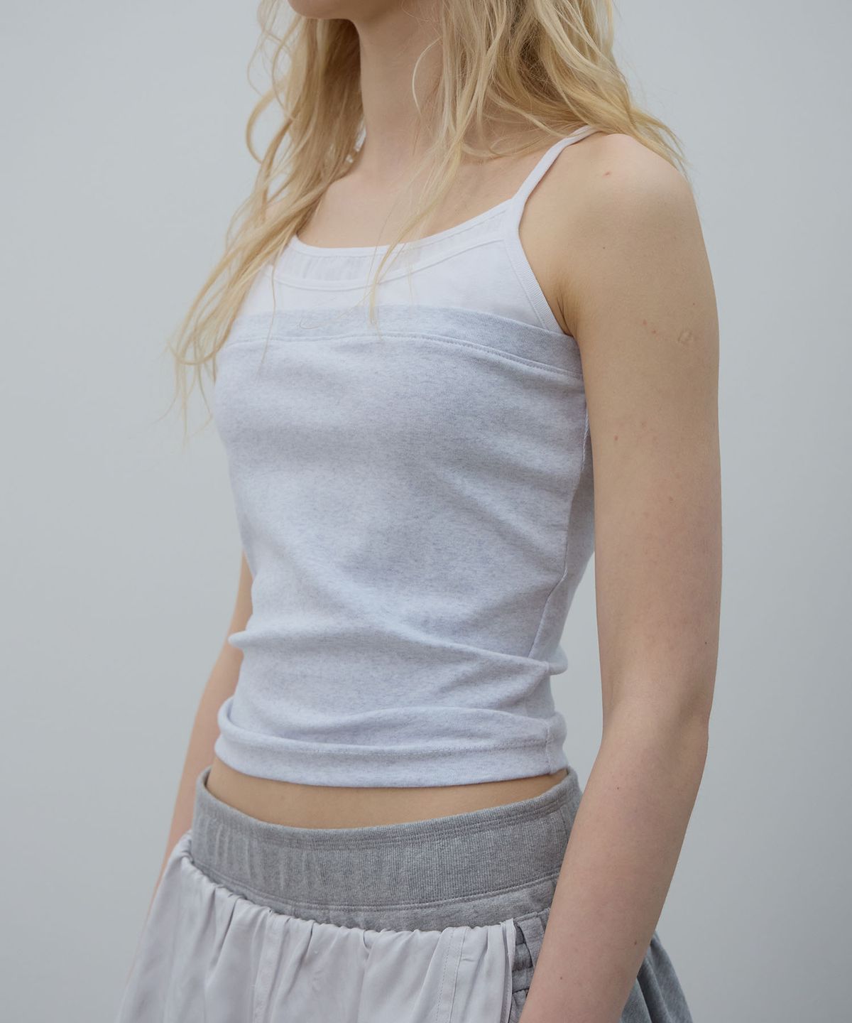 엘씨디씨티엠(LCDC™) TRIPLE LAYERED TOP (LIGHT GREY)