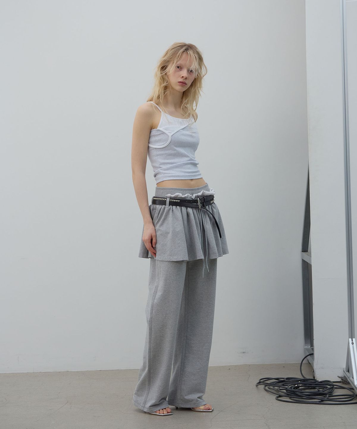 엘씨디씨티엠(LCDC™) TRIPLE LAYERED TOP (LIGHT GREY)