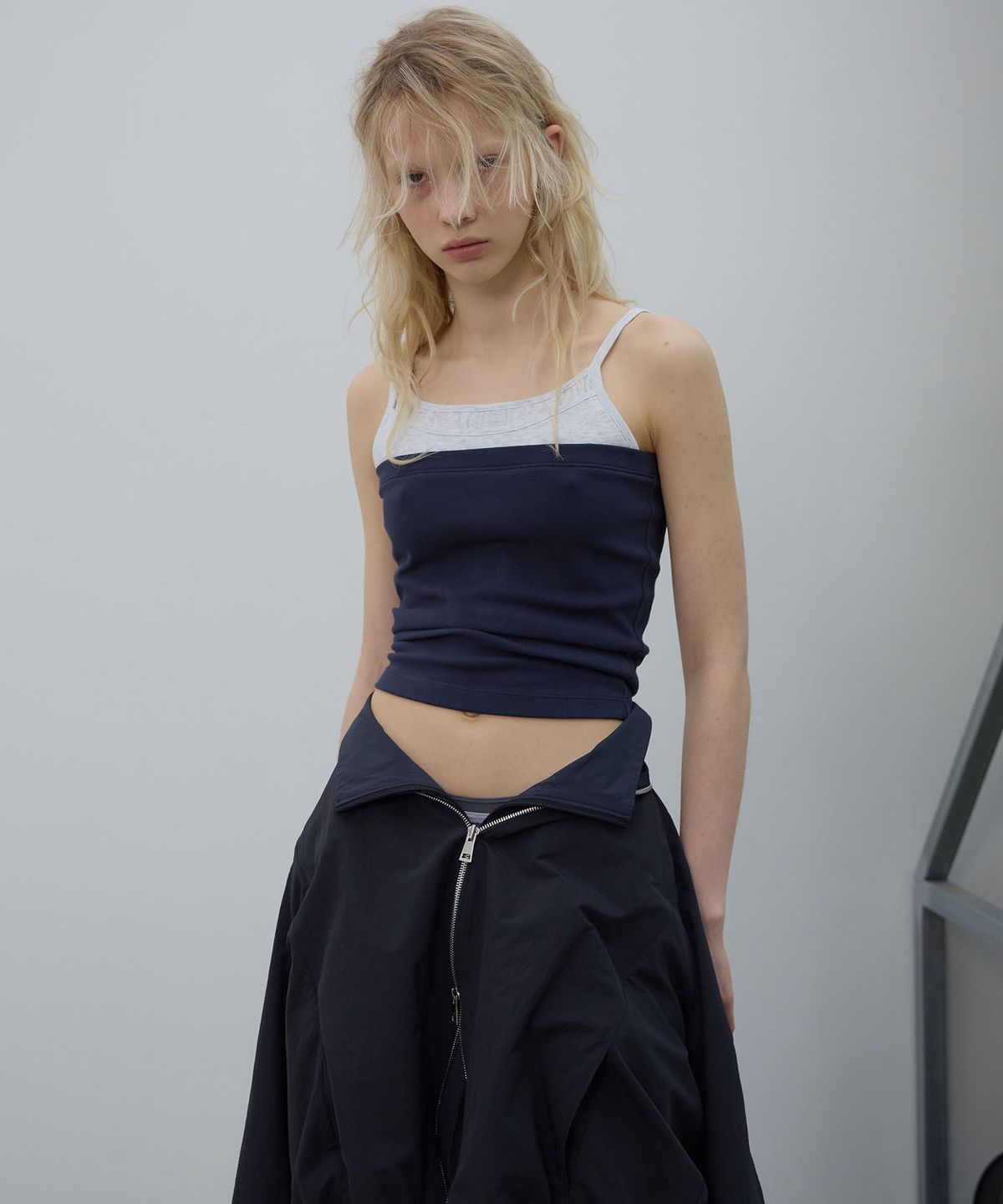엘씨디씨티엠(LCDC™) TRIPLE LAYERED TOP (NAVY)