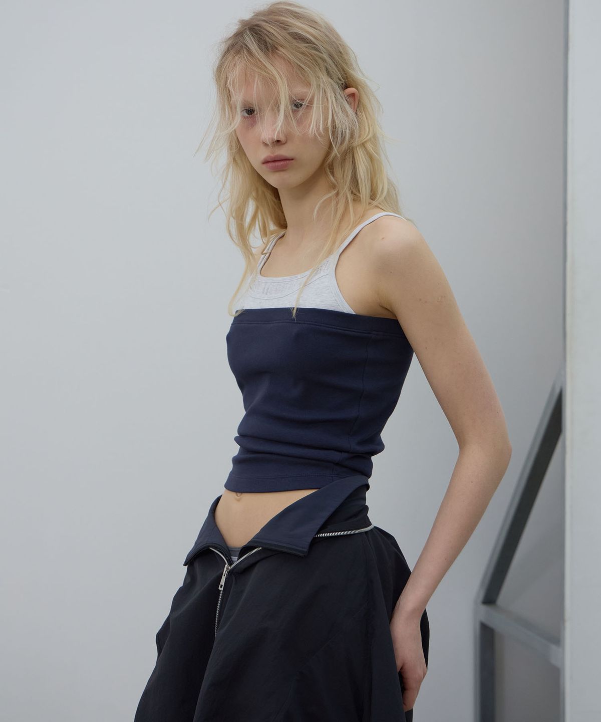엘씨디씨티엠(LCDC™) TRIPLE LAYERED TOP (NAVY)