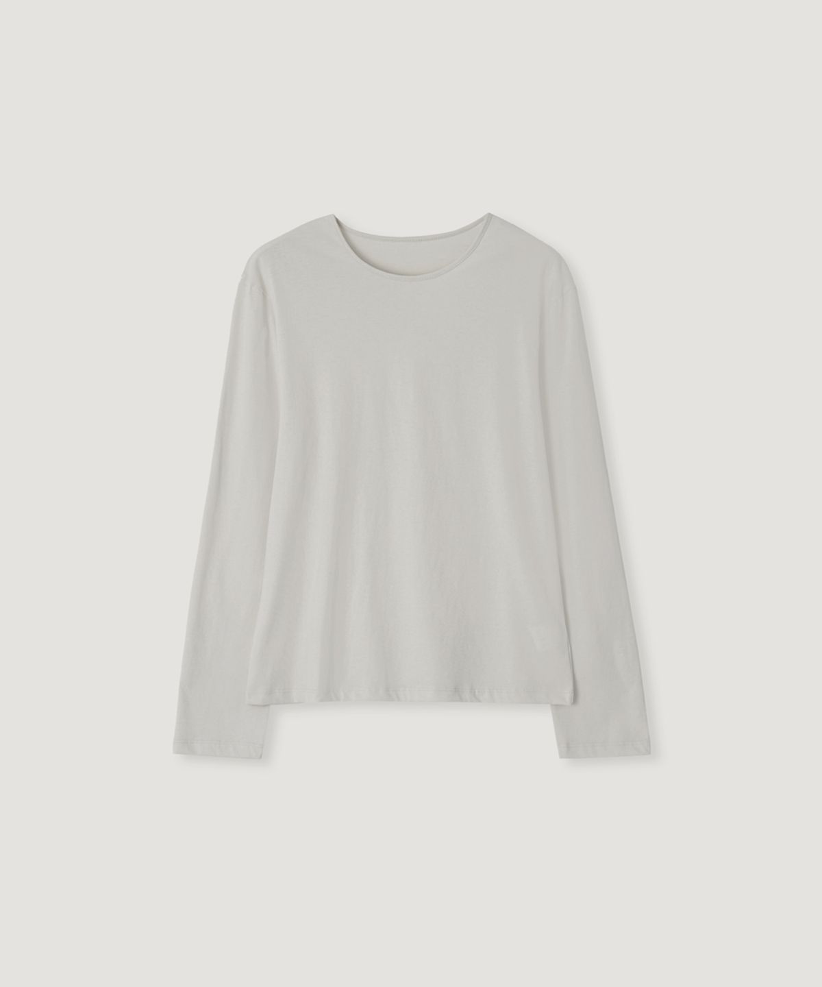 페르브(FERV) Basic Round T-shirt - Light Gray