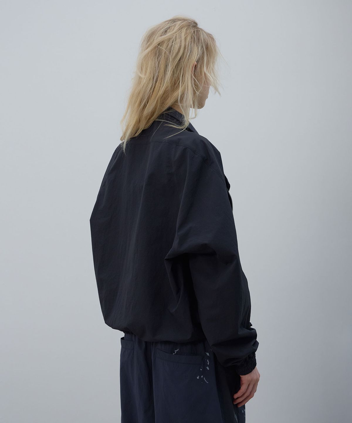 엘씨디씨티엠(LCDC™) OVERLAY ZIP-UP JACKET (BLACK)