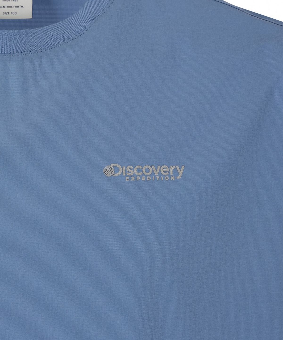 디스커버리 익스페디션(DISCOVERY EXPEDITION) 남성 프레시벤트 에어닷 우븐 반팔티셔츠 (D/BLUE)