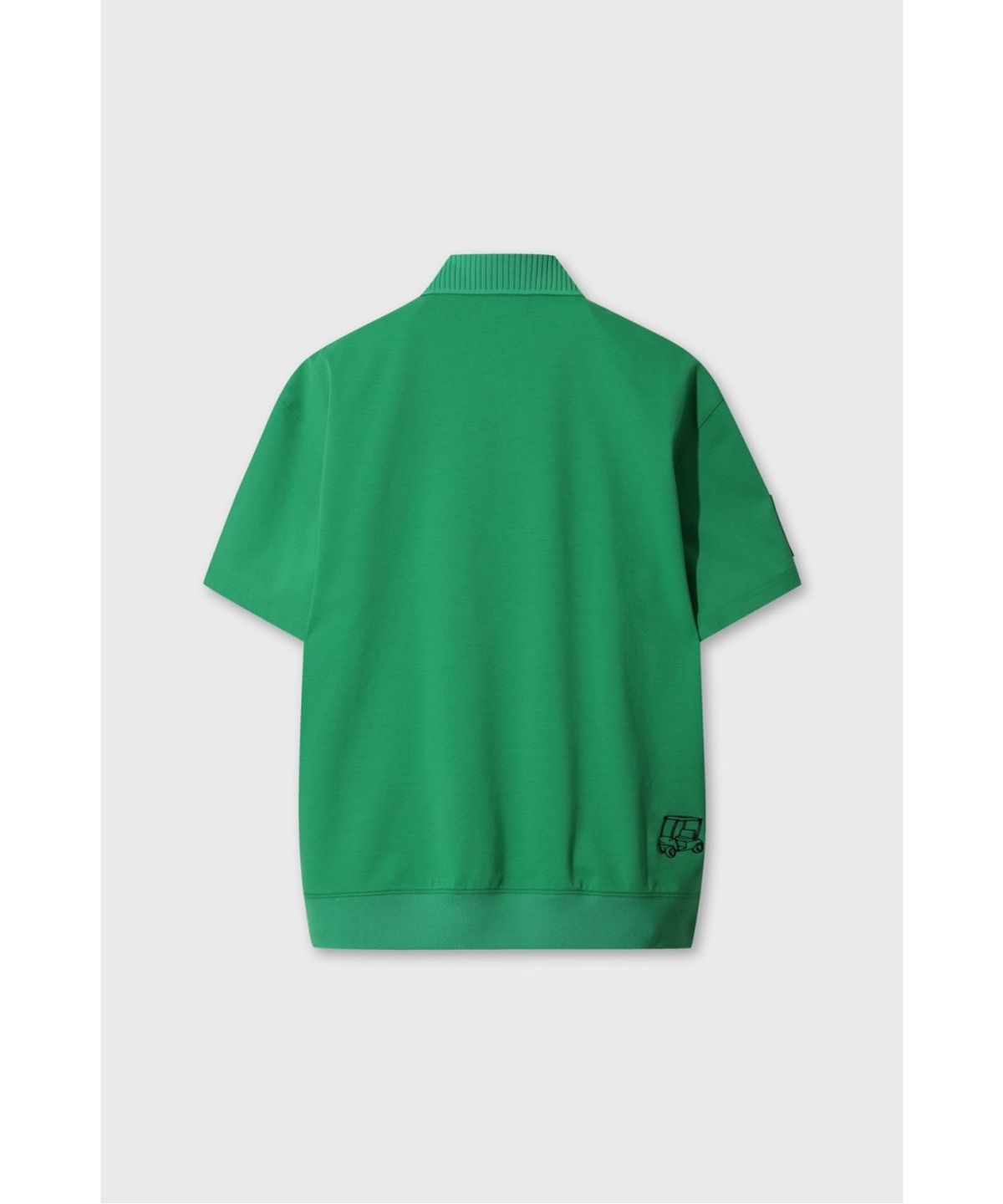 왁(WAAC) [Exclusive] Men WAACKY Loose Fit Polo Sweatshirt WMTCM26910YGX