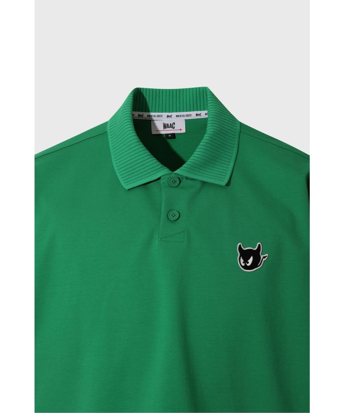 왁(WAAC) [Exclusive] Men WAACKY Loose Fit Polo Sweatshirt WMTCM26910YGX