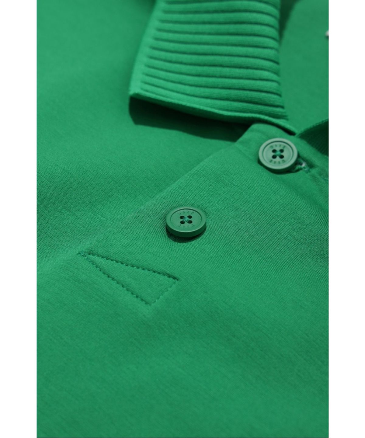 왁(WAAC) [Exclusive] Men WAACKY Loose Fit Polo Sweatshirt WMTCM26910YGX
