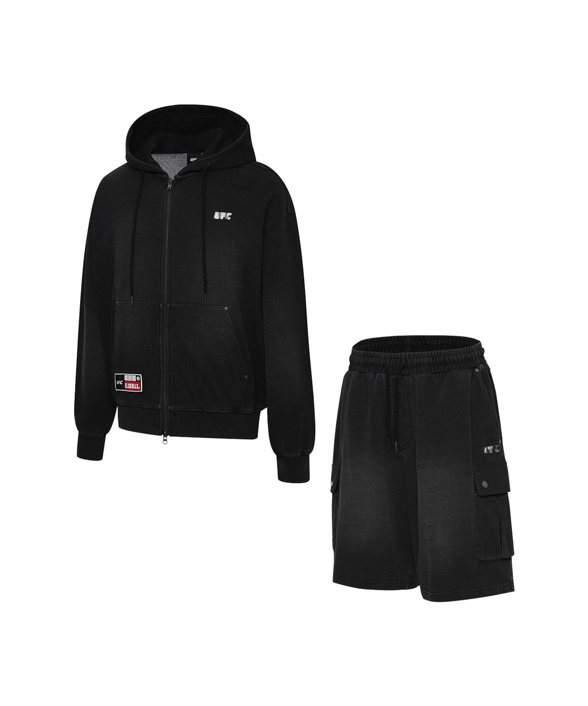 유에프씨 스포츠(UFC SPORT) UFC 데님라이크 오버핏 SET UP 블랙