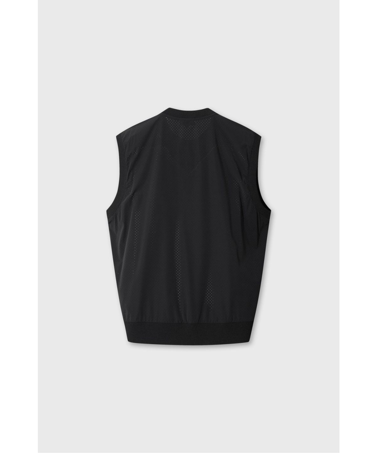 왁(WAAC) [Exclusive] Men WAACKY Hybrid Knit Vest WMWAM26900BKX