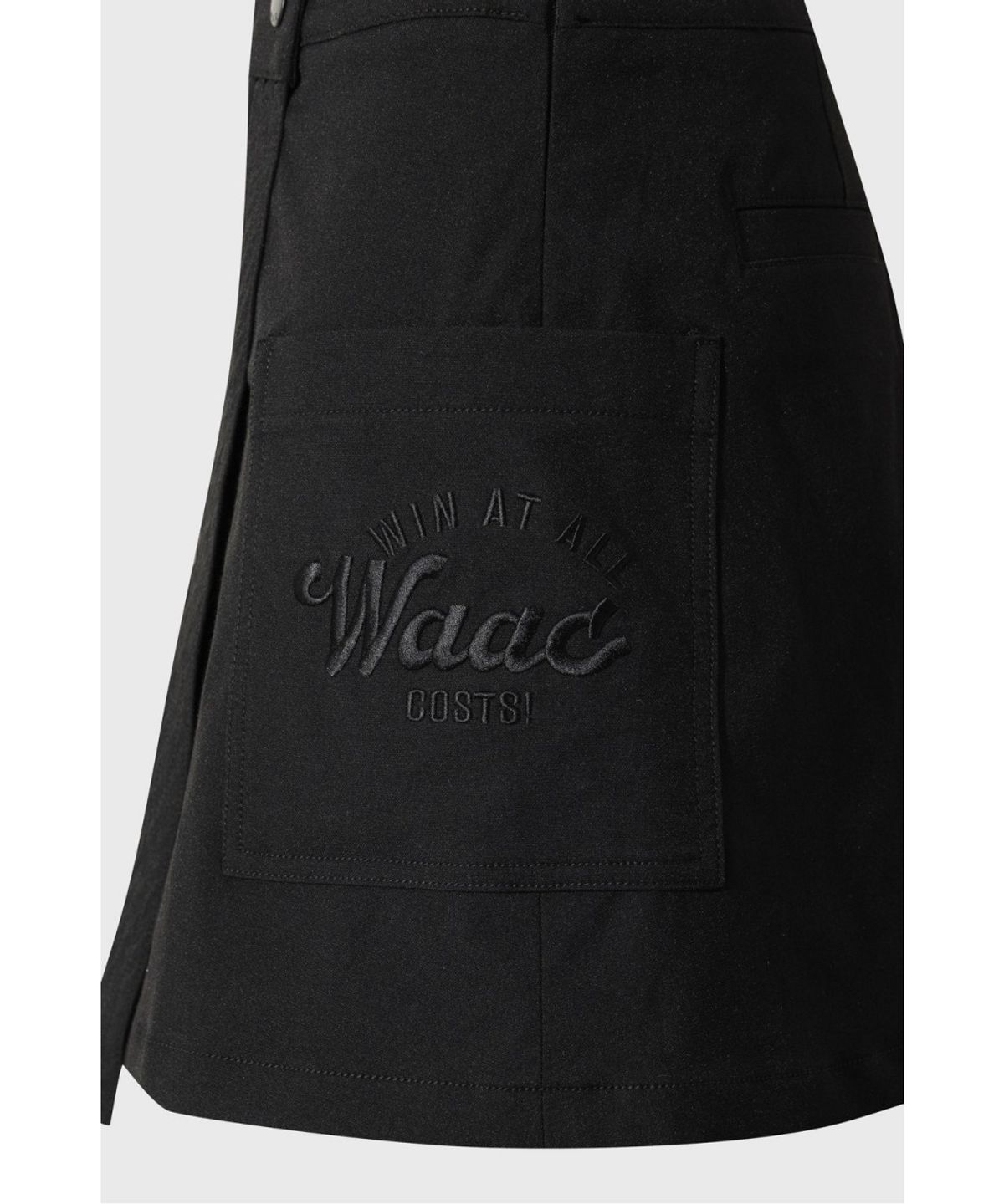 왁(WAAC) Women A line pocket skort WWKCM26202BKX