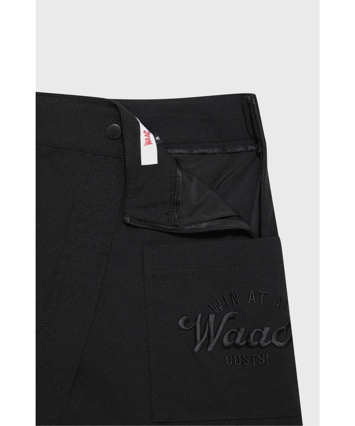 왁(WAAC) Women A line pocket skort WWKCM26202BKX