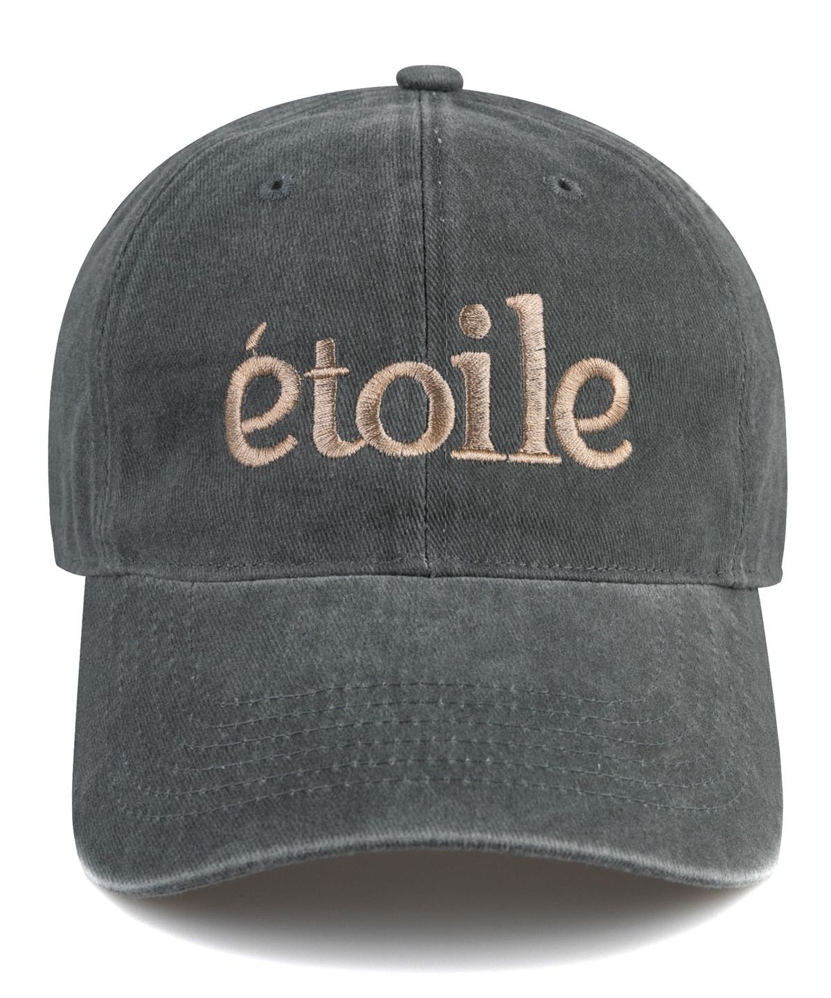 윅(WICK) etoile 스톤 워시드 볼캡-그레이