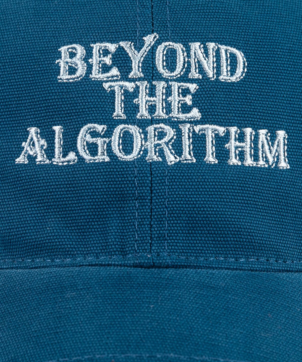 윅(WICK) ALGORITHM 캔버스 볼캡-스틸블루