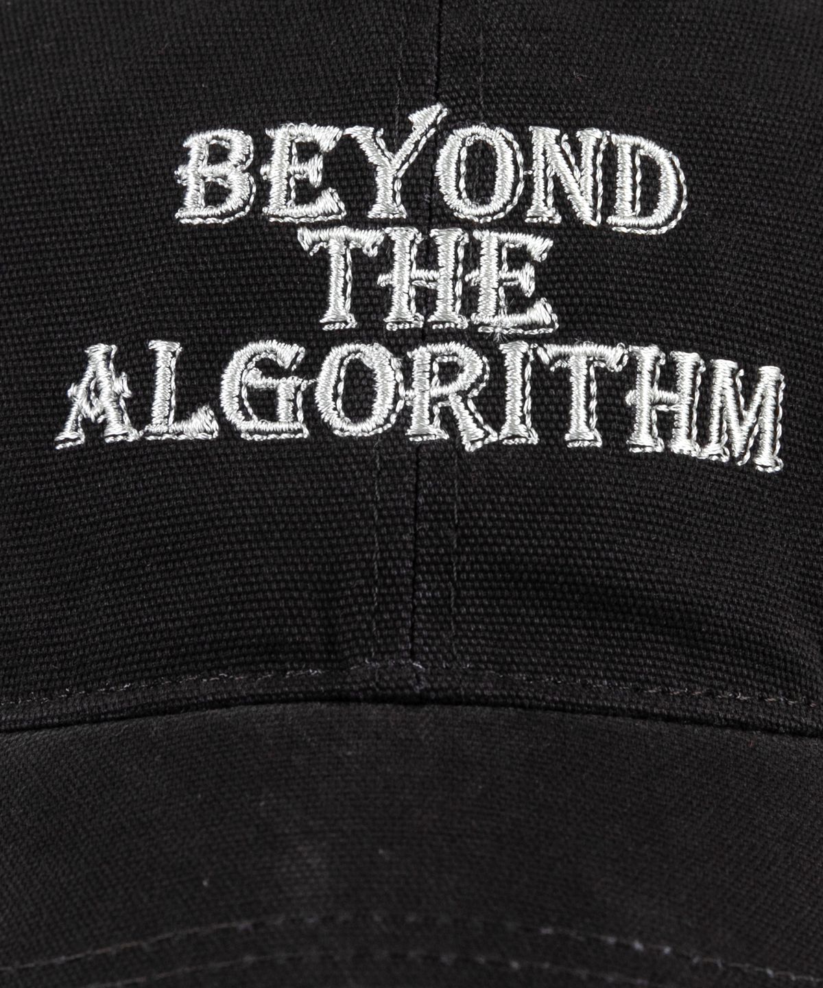 윅(WICK) ALGORITHM 캔버스 볼캡-블랙