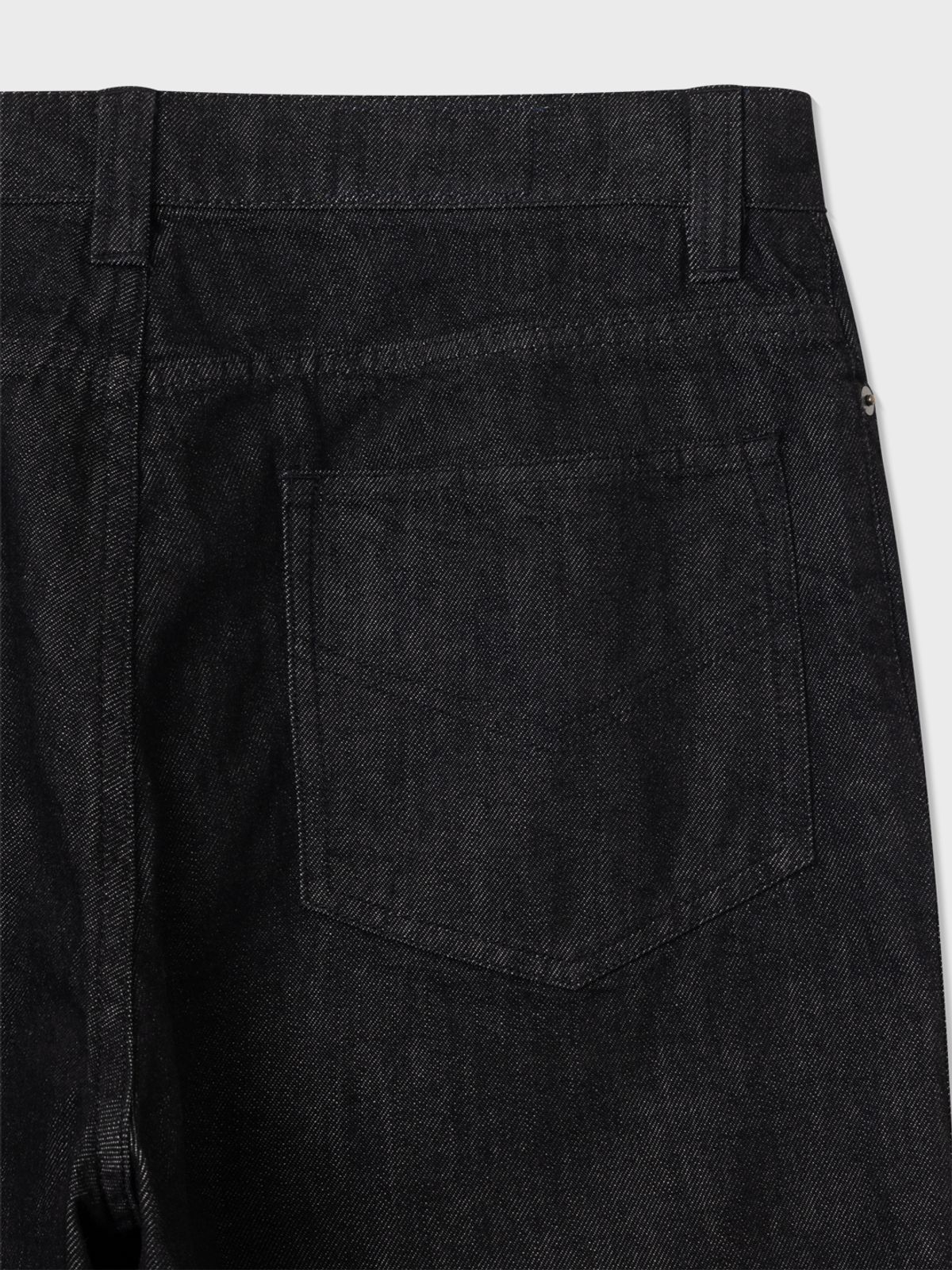 아틀리에 델디오(ATELIER DELDIO) 원워시 데님 와이드 팬츠 (BLACK)