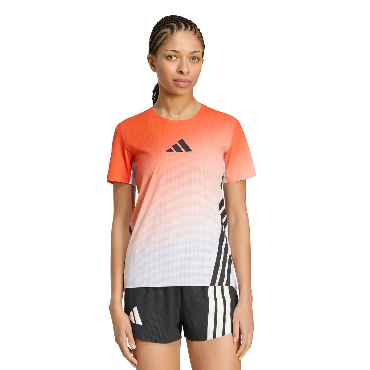 아디다스(ADIDAS) 테렉스 엑스페리어 프로 티셔츠 - 화이트:오렌지 / JV6530