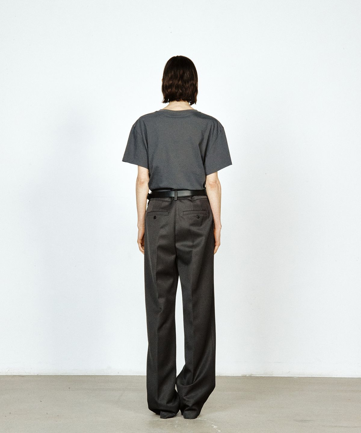유지(YUJI) WOMENS YUJI SIGNATURE TROUSERS GREY