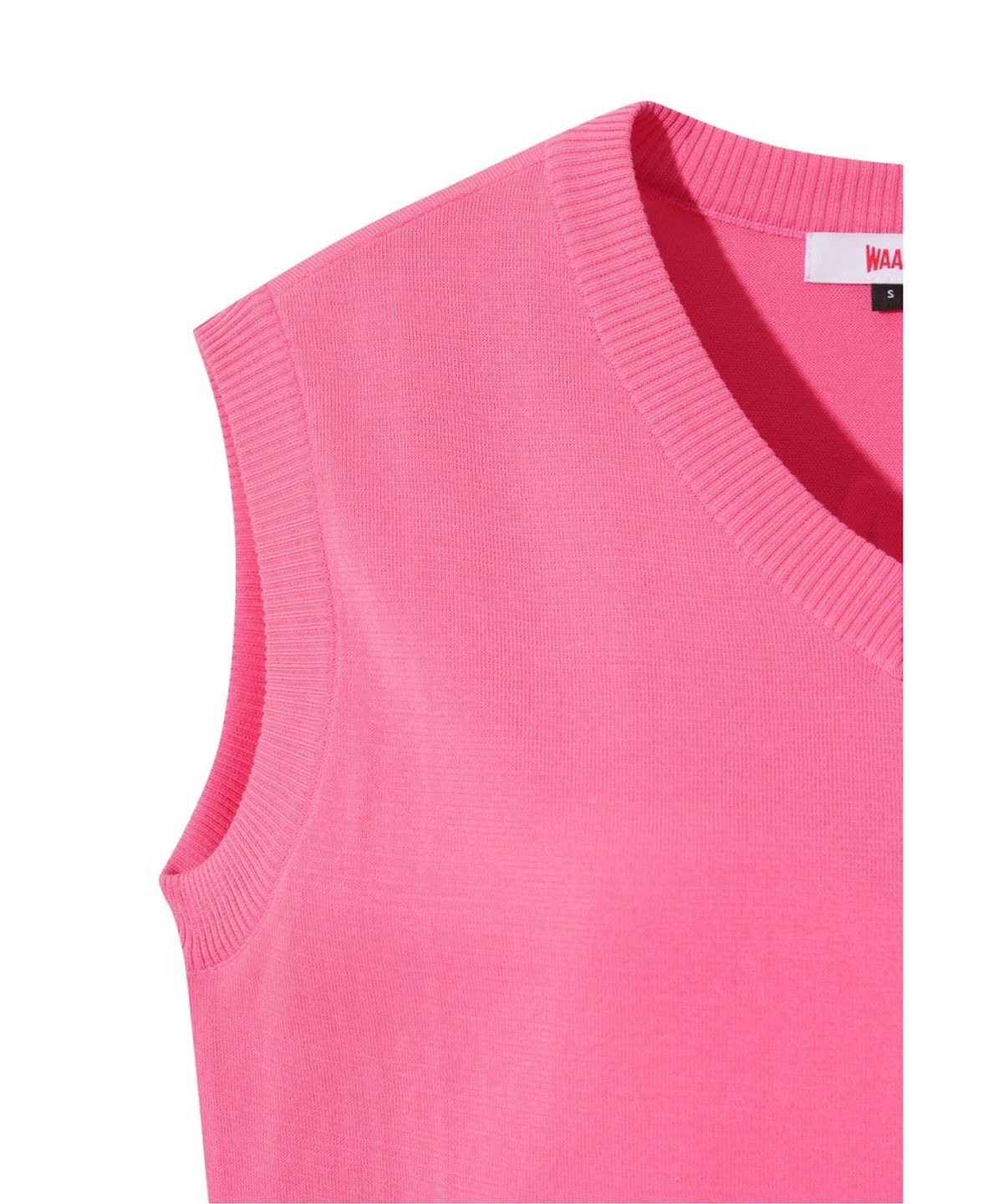 왁(WAAC) WAACKY V-neck Knit Vest WWWAM26200HPX