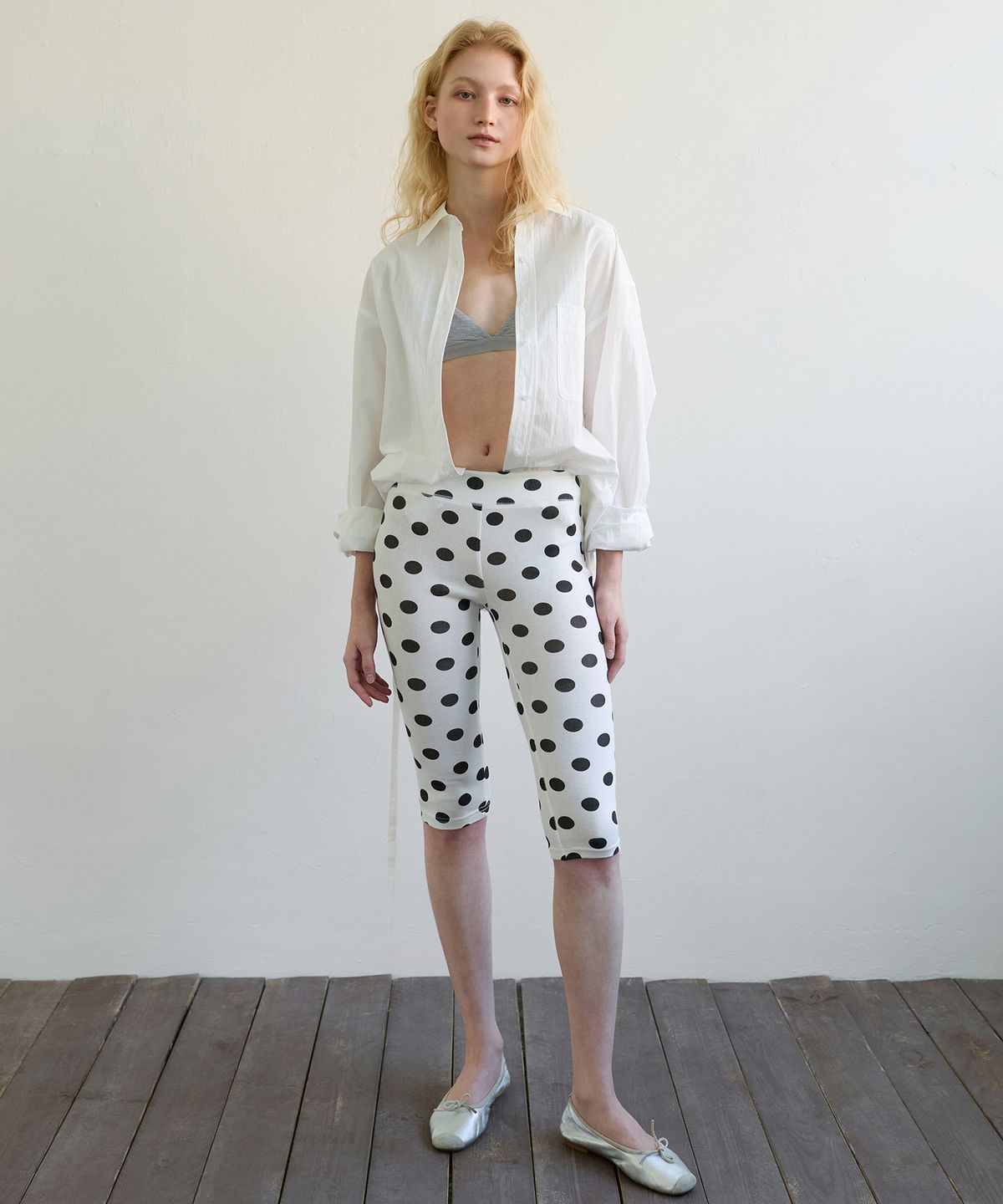 아옵트(AOPT) CAPRI RIBBED LEGGINGS - DOT