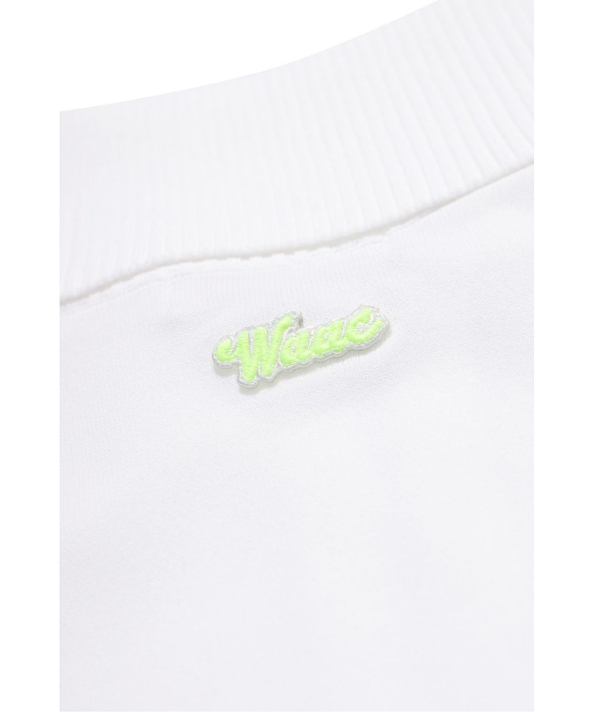 왁(WAAC) Big Collar Quarter-zip Sweater WWWAM26201WHX