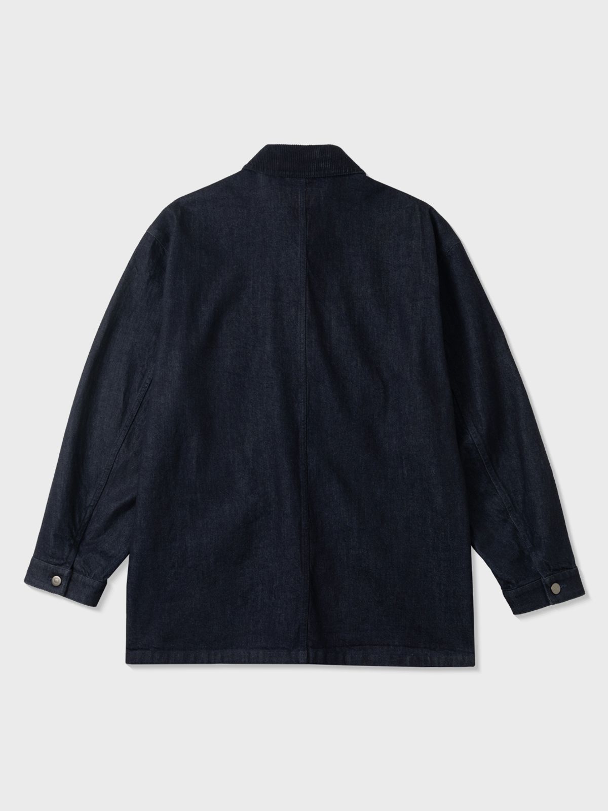 아틀리에 델디오(ATELIER DELDIO) 원워시 데님 커버올 재킷 (INDIGO)