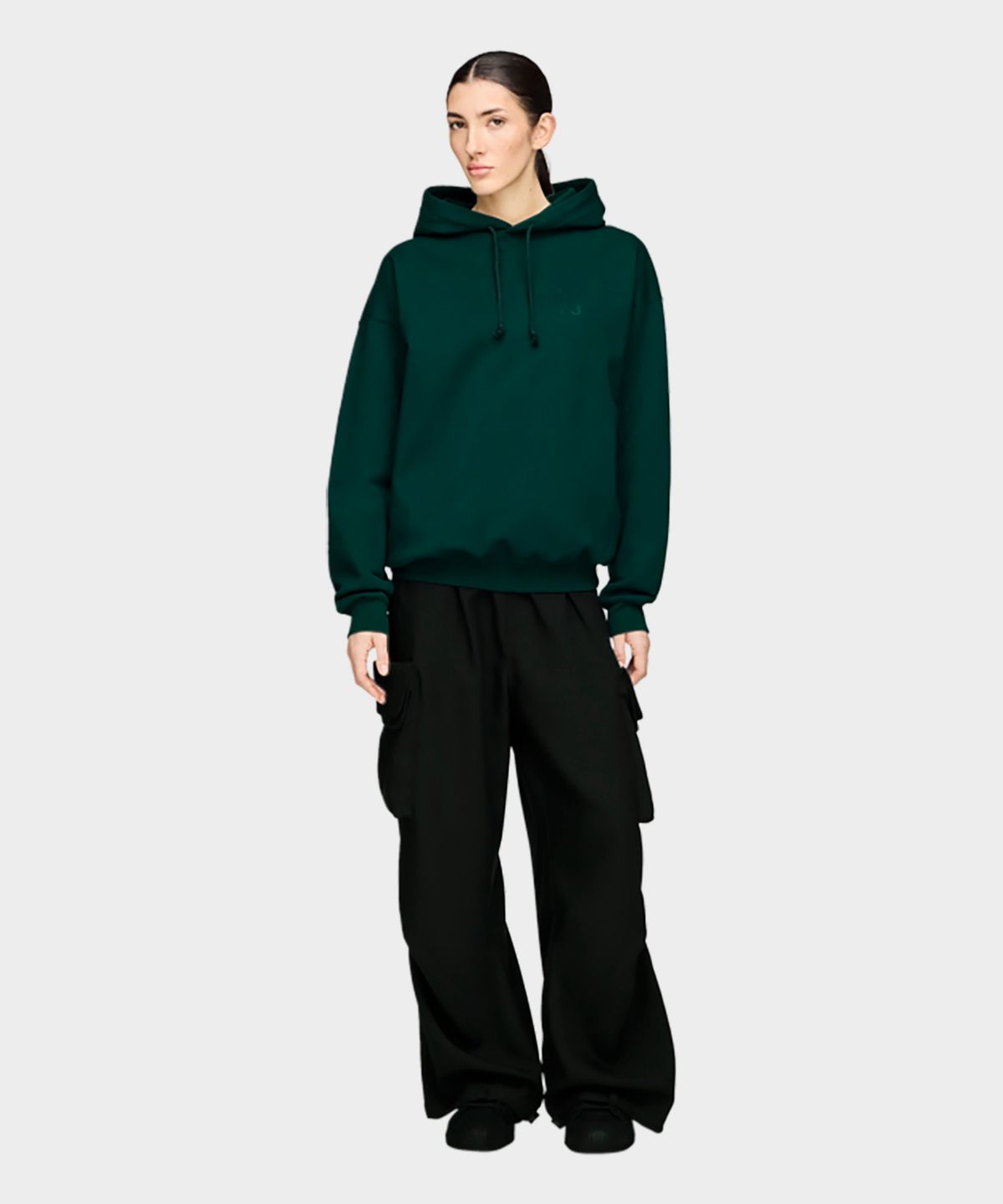 와이쓰리(Y-3) (U) 프렌치 테리 후디 그린 FL HOODIE AURORA IVY