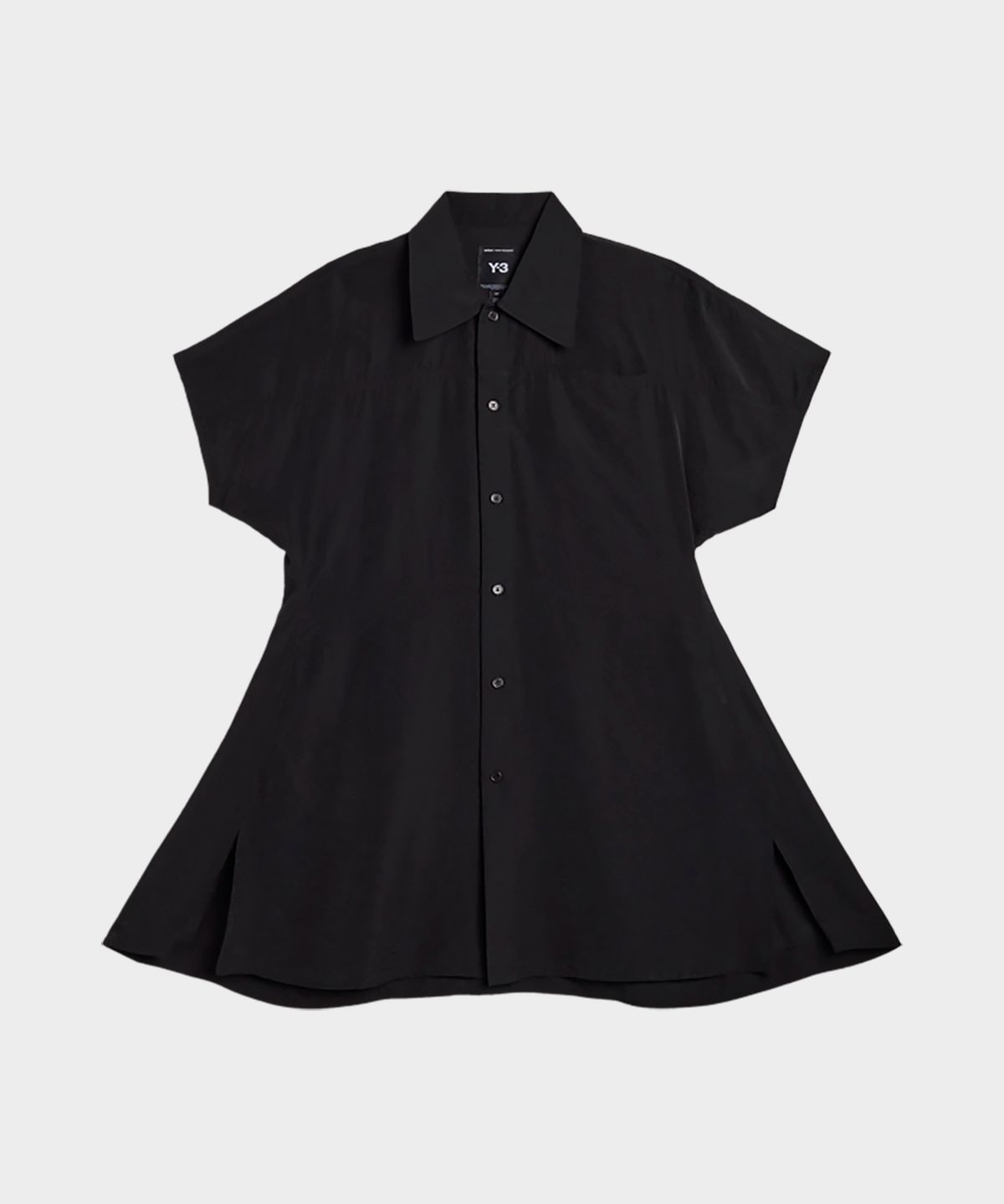와이쓰리(Y-3) (W) 숏 슬리브 오버셔츠 블랙 W SS OVERSHIRT BLACK