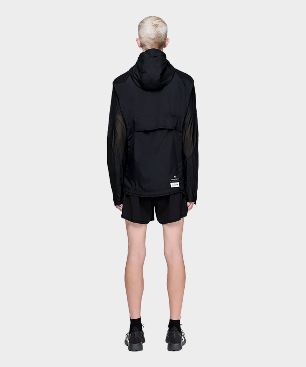 와이쓰리(Y-3) (M) 러닝 로우 컷 재킷 블랙 M RUN JACKET RC BLACK